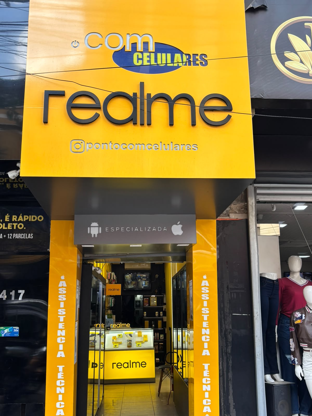 Interior da Loja Ponto Com Celulares 1
